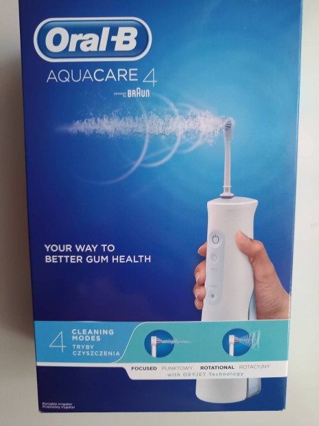 Oral B Aquacare 4 szjzuhany, bontatlan