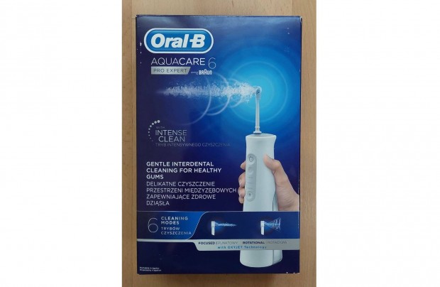 Oral-B Aquacare 6 Pro Expert szjzuhany