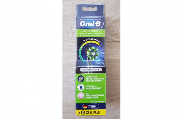 Oral B Cross Action elektromos fogkefe ptfej 7 db original