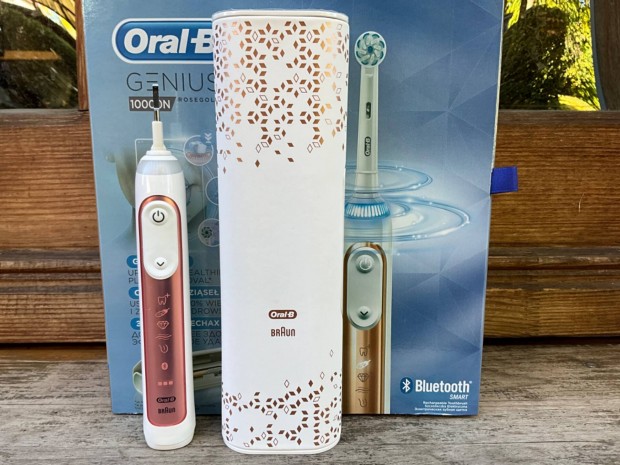 Oral-B Genius 10000 N Rosegold Bluetooth j elektromos fogkefe Oral b