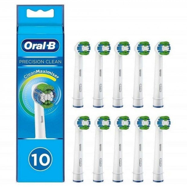 Oral-B Precision Clean EB20-10 elektromos fogkefe ptfej, 10db/csomag