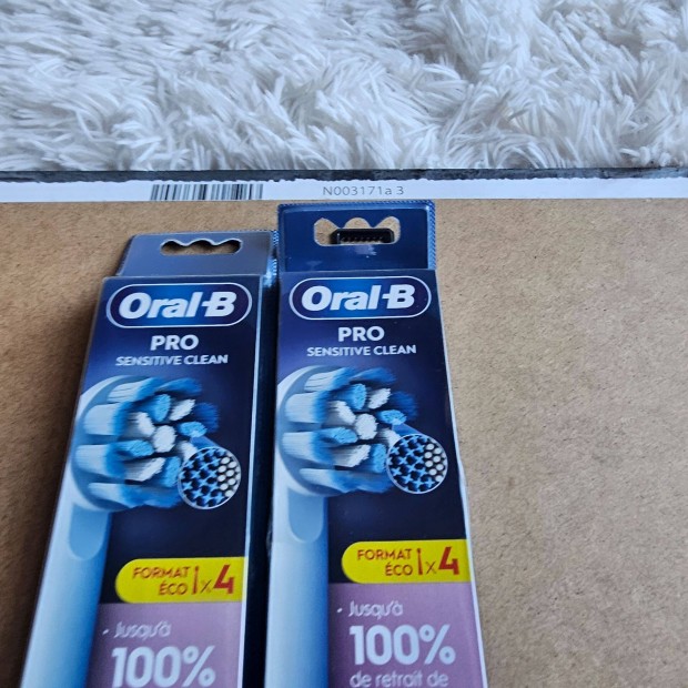 Oral-B Pro Sensitive Clean fogkefefej, 8db egyben 2 doboz j