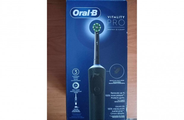 Oral B Vitality Pro - elektromos fogkefe + 4 db fej