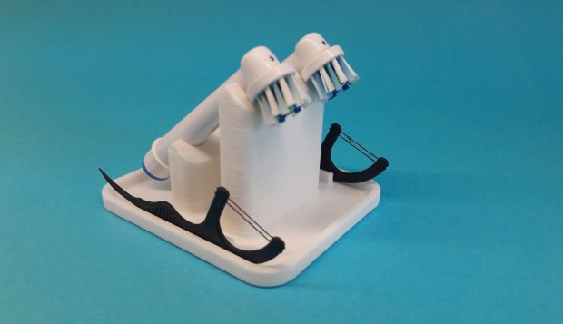 Oral-B fogkefe fej s fogselyem tart 2 db-os - 3D printed