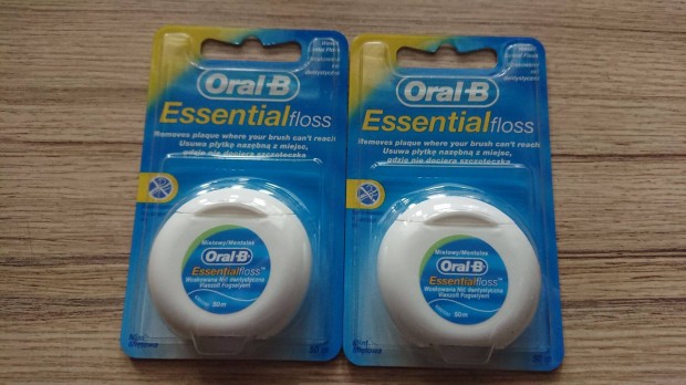 Oral-B fogselyem, bontatlan, teflonos 2 darab egyben elad