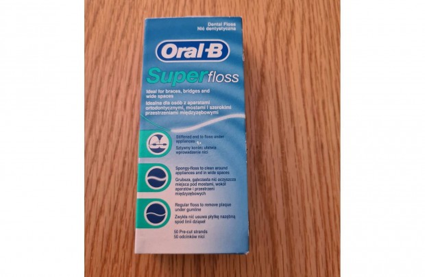 Oral-B super floss fogselyem - bontatlan