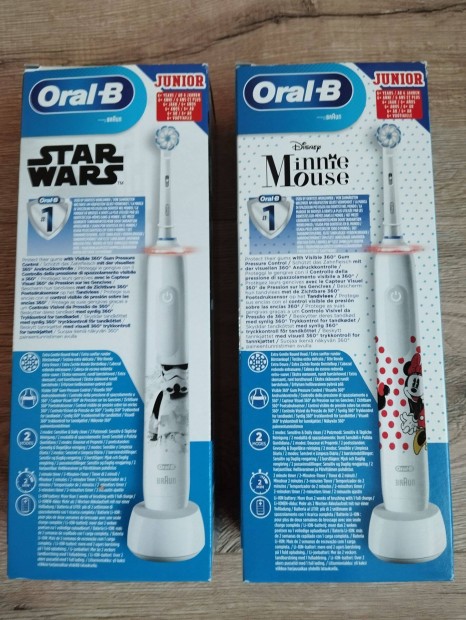 Oralb junior elektromos fogkefe