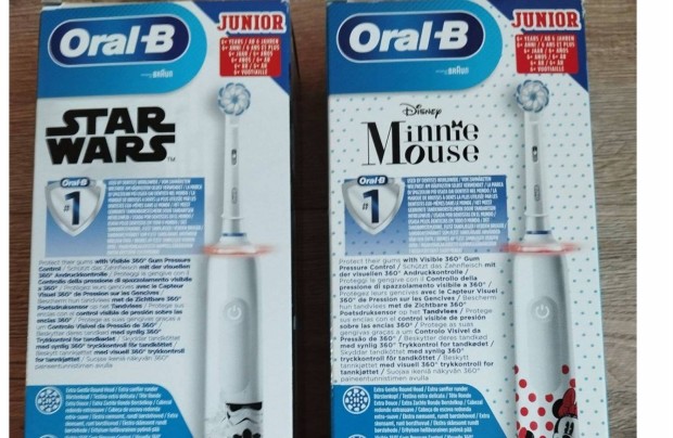 Oralb junior elektromos fogkefe