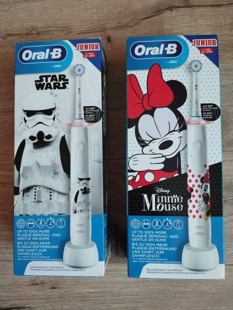 Oralb junior elektromos fogkefe