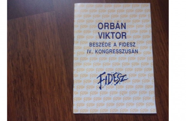 Orbn Viktor beszde a Fidesz IV. kongresszusn 1992