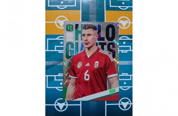 Orbn Willi Magyarorszg Holo Giant Panini Top Class 2024 focis krtya