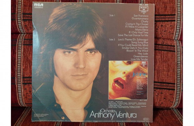 Orchester Anthony Ventura - Je t'aine 2 hanglemez bakelit lemez Vinyl