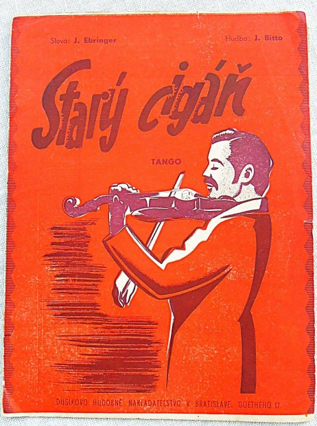 Öreg cigány Stáry cigán szlovák kotta