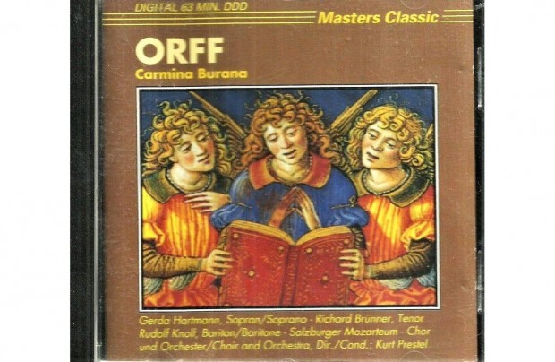 Orff: Carmina Burana CD - Kzpkori versgyjtemny: holland felvtelen