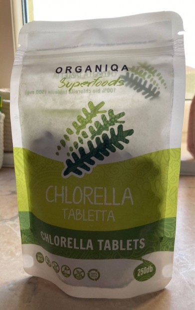 Organiqua Bio chlorella tabletta 250 db 125 g