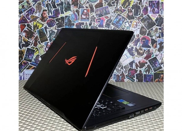 Óriás Kijelzős Asus rog laptop eladó Ryzen 5 1600, 6 mag