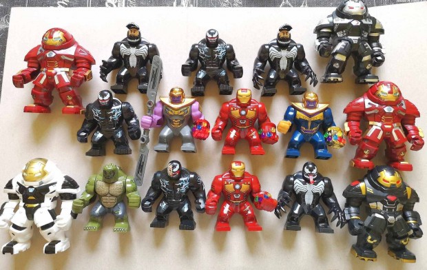 ris Marvel jtk figurk - Vasember, Hulk, Thanos, Venom, Hulkbuster