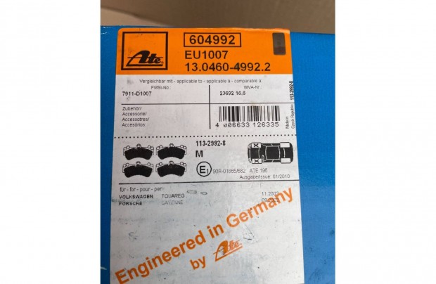 Original ATE fékbetét tárcsafékhez, VW, Porsche akár -50%