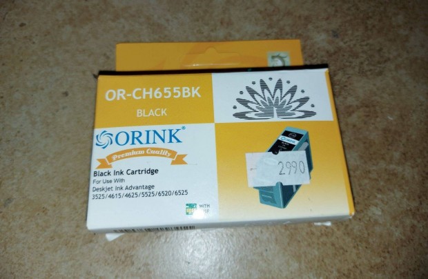 Orink Black ink Cartridge OR-CH655BK 2990Ft Veszprm