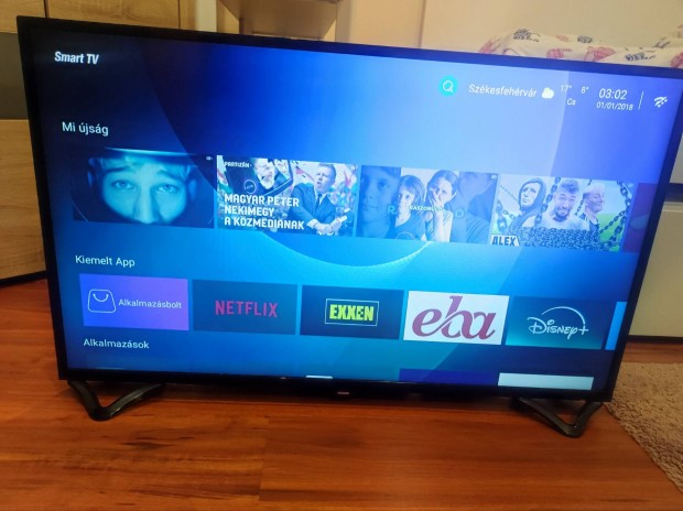Orion 43 full hd smart LED tv vadonatúj állapotban