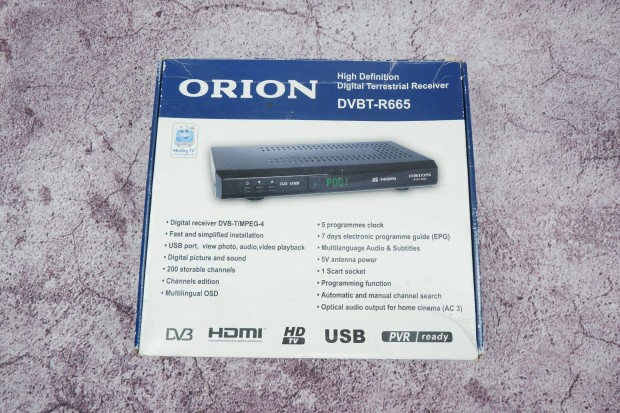 Orion Dvbt-R665 DVB-T digit�lis vev� set-top box