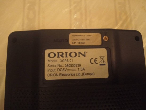 Orion GPS navigci alkatrsznek 