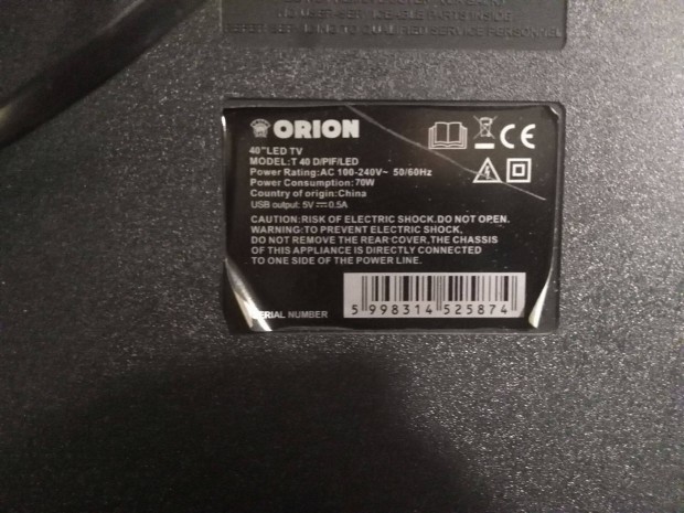 Orion TV 40" - T 40 D/ PIF/ LED