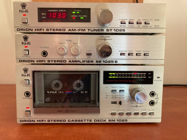 Orion ersit, tuner, tape deck, mini HiFi