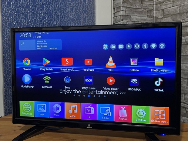 Orion full hd led tv, usb, magyar men, tvirnyt,hdmi,