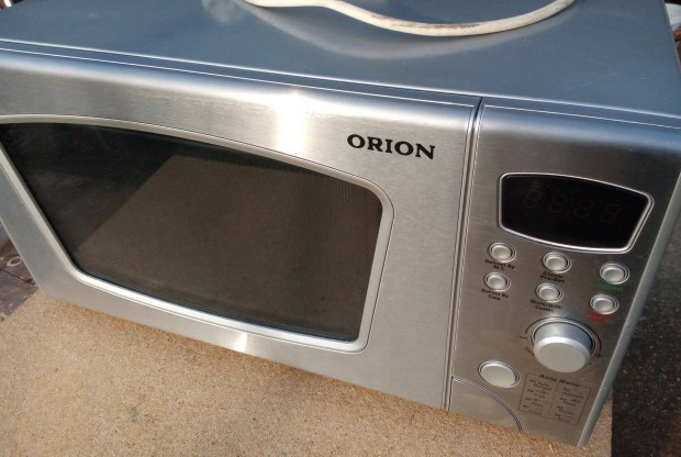 Orion kombi mikr s infra grill 900+1000W rozsdamentes szrke, ra