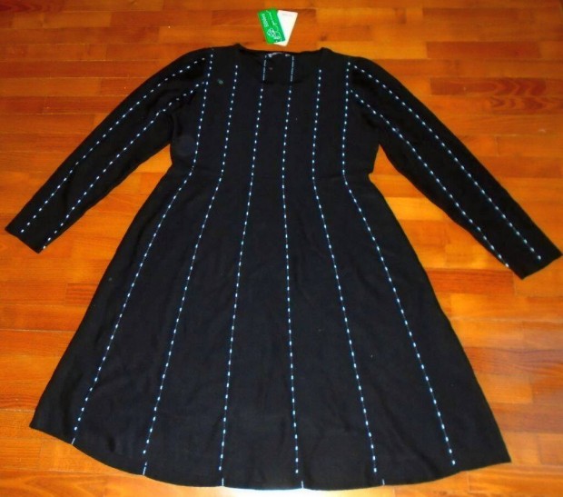 Orsay moletti dekoratv fehr motvumos fekete ruha cmks! XL