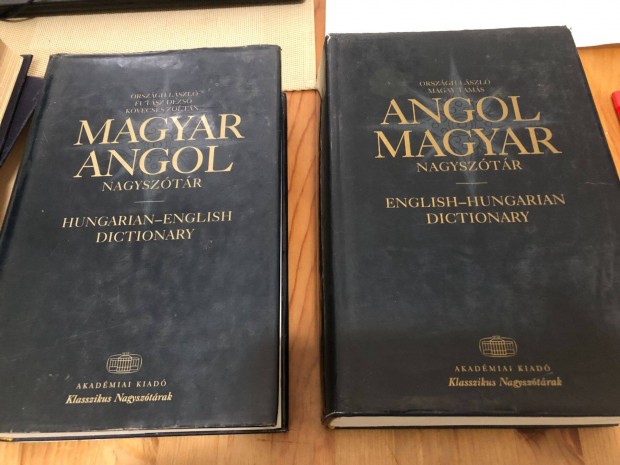 Országh László Magyar -Angol/ Angol-Magyar Nagyszótár