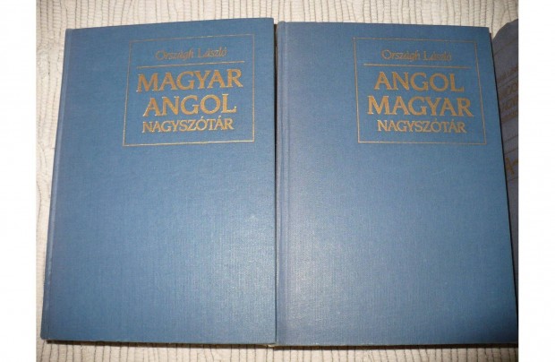 Orszgh Lszl: Magyar-Angol, Angol-Magyar nagysztr