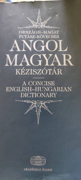 Orszgh-Magay,Futsz-Kvecses:Angol-magyar kzisztr 1.000.-Ft