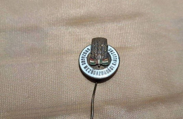 Országos mezőgazdasági kiállítás zománcozott kitűző