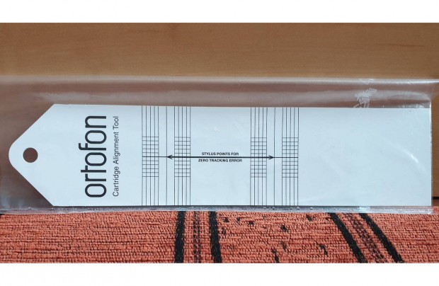 Ortofon lemezjátszó hangszedő tű beállító sablon vinyl bakelit Új