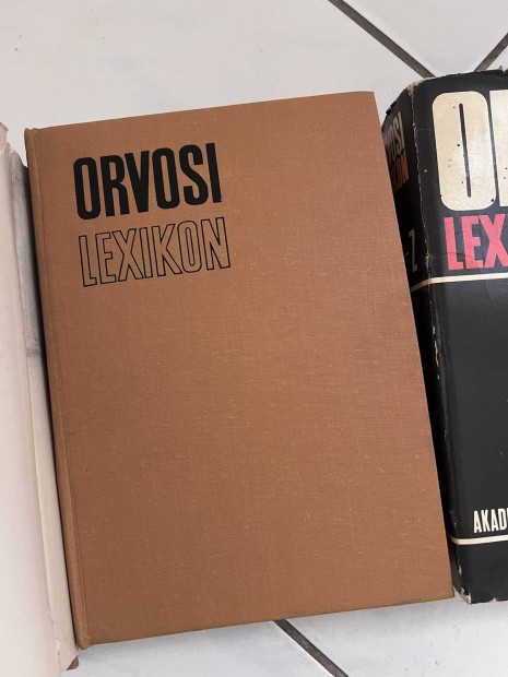 Orvosi lexikon 1-4. 1967-1973 Akadmia kiad