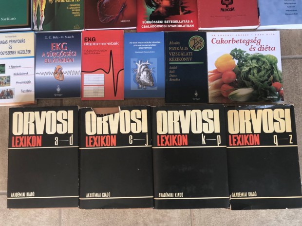 Orvosi lexikonok, könyvek