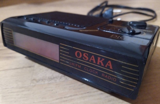 Osaka rádiós óra, ébresztőóra szép állapotú