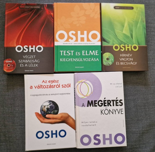 Osho knyvek (megrts, hrnv, vltozs, elme, llek)