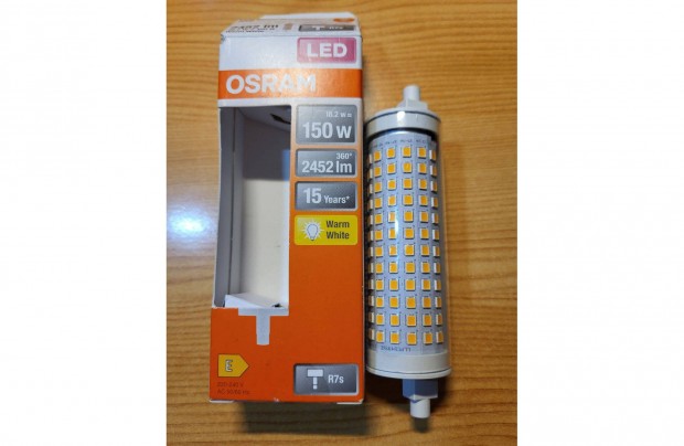 Osram AC45787 R7S 18,2W (150W helyett) 2700K meleg fehr fny