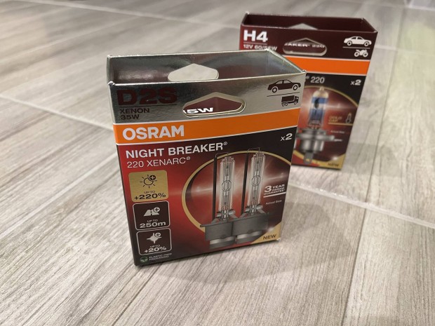 Osram D2S Xenarc Night Breaker 220 Xenon izz Duo Box