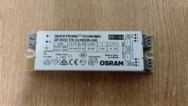 Osram Economic QT-Eco T/E 2x18 elektronikus elttek