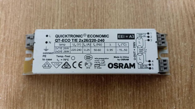 Osram Economic QT-Eco T/E 2x26 elektronikus elttek