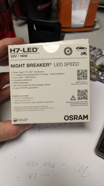 Osram H7 led eladó!!!