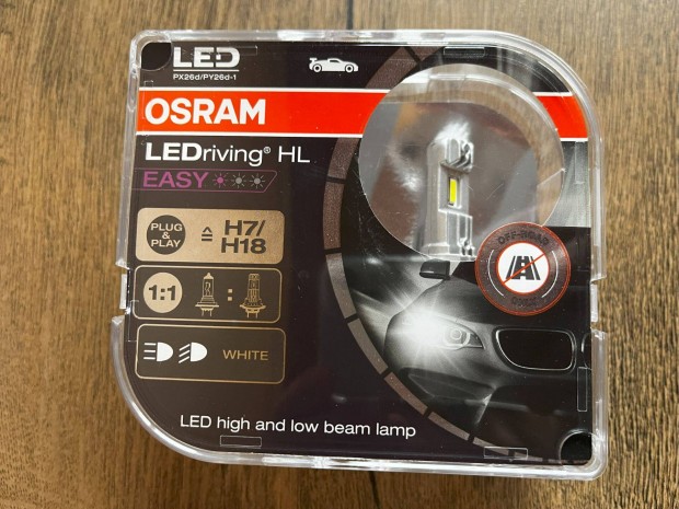 Osram Ledriving HL EASY GEN 2 H7/H18 LED aut izz