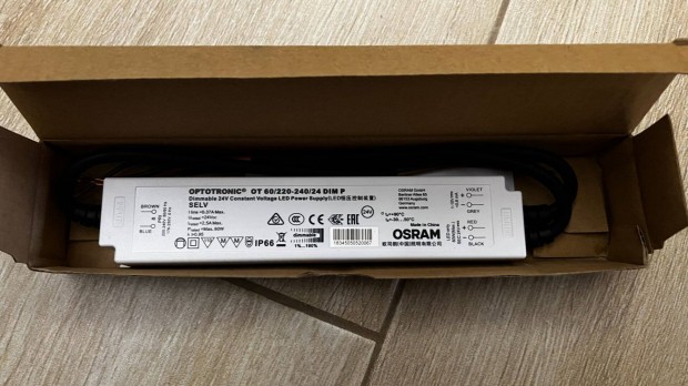 Osram OT 60/220-240/24 DIM P LED tpegysg, Dimmelhet (1-10V) 24V 60W