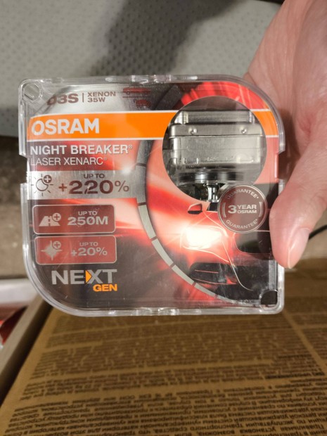 Osram Xenarc D3S Night Breaker Laser Next. gen+220% Duo Box