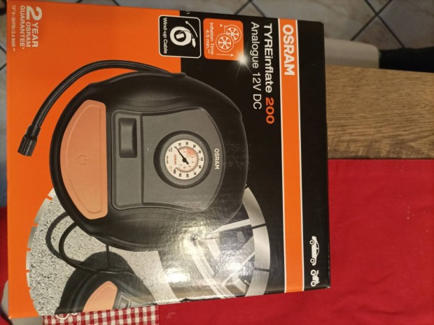Osram tyreinflate szivargyjts kompresszor mr rval j