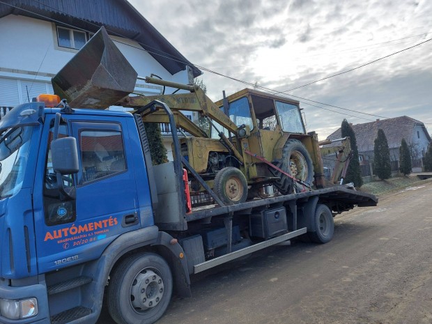Ostrowek homlokrakodó zetor árokásó kombigép ostrovek kotrógép